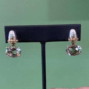 Lorenzo Elegant Silver and Gold Earrings